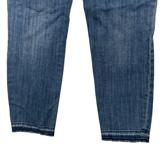 Talbots Womens Flawless Slim Ankle Jeans Size 6 Medium Wash Distressed Denim - Picture 12 of 12